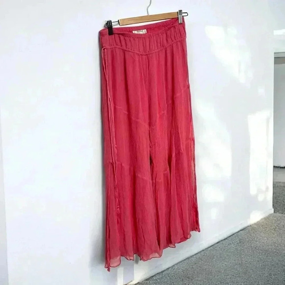 Anthropologie wide leg Fairycore pants  XS flowy - Picture 1 of 8